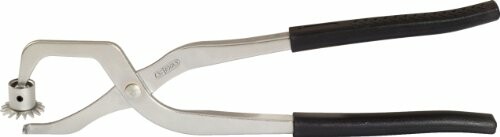 KS-TOOLS Bremsfederzange, Zum Ein- und Aushängen der Bremsbacken-Rückholfeder. Für geklebte und genietete Bremsbacken. M