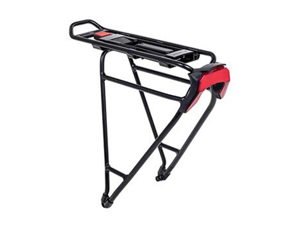 Gepäckträger Hebie Qlix inkl. KlickFix 120mm, schwarz, 26-29" m. Rücklicht