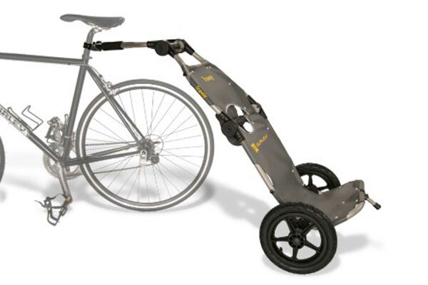 Fahrrad-Lasten-Anhänger Burley Travoy grau
