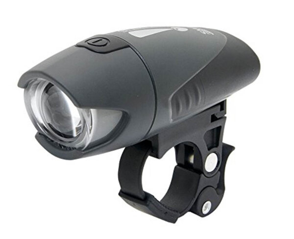 LED-Batterie-Frontleuchte Lightster USB SIGMA 25 Lux schwarz