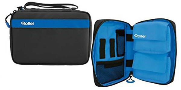 Tasche Rollei f. Actioncam blau/sz,f.AC 300/310/400/410/500+GoPro
