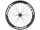 H-Rad Zipp 404 Firecrest Tubular 177 11f 700C Carbon,schwarz/Dekor weiß/Sram