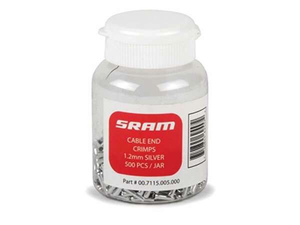 SRAM Endhülse Für Schaltinnenzug 1,2 mm, silber