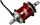 freilauf-nabe 36 loch rot sturmey archer
