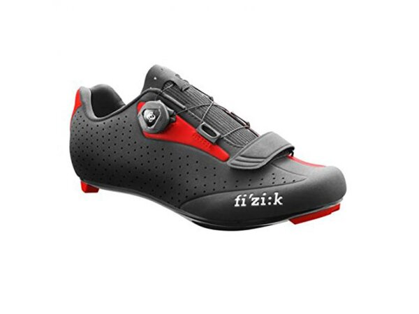 fizik renn-schuh r5b uomo black/red 45