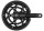SHIMANO Kettenradgarnitur "FC-RS200" 34 / 50 Zähne 175 mm Kurbell