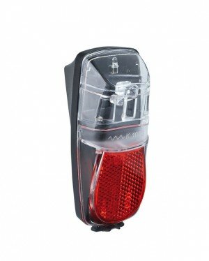 standrücklicht redfire mit led e-bike f. schutzblech, mit kondensator, 6 v