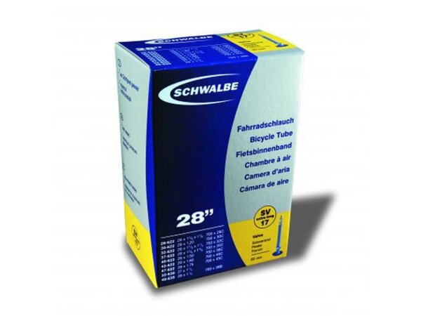 Schlauch Schwalbe SV 16 28 x 1 1/8-1.250" 28/32-622/630 SV60mm  