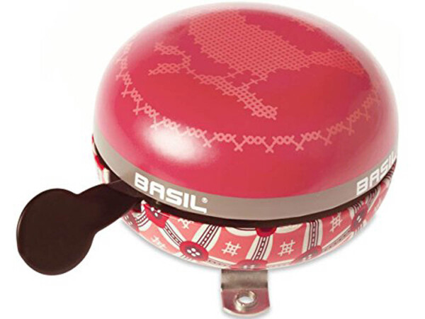 Ding-Dong Glocke Basil Boheme vintage-red, Ø 80mm, SB-Karte