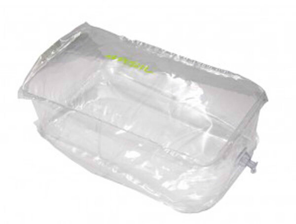 Füllkissen Basil aufblasbar klein 28x16x10 cm transparent