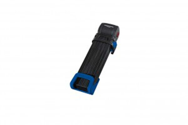 Faltschloss Trelock Trigo L mit Halter FS 300/100, blau, mit Kunststoffhalter