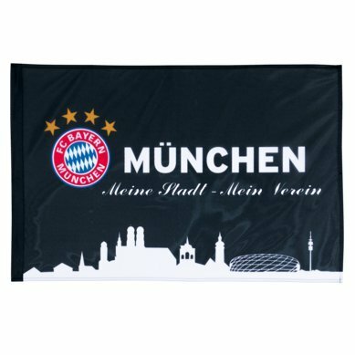 FC Bayern München Fahne München schwarz 150x100