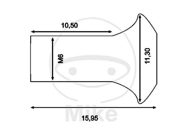 TRW Schraube Schraubensatz für Bremsscheiben &agra M6​x 1, 