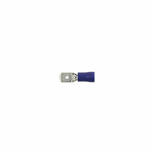 Flachstecker Teilisolierter Quetschverbi Querschnitt: 1,5 - 2,5 mm², Steckermaß: 6,3 x 0,8 mm, blau (HELLA) Abgabe nur in Packung zu 100 Stück, Preis per 100 Stück