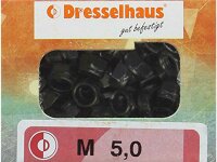 DRESSELHAUS Sechskantmutter Selbstsichernd, mit Ku M5,...