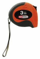 KS-TOOLS Rollbandmaß 3 m, mit Feststeller Bandstah...
