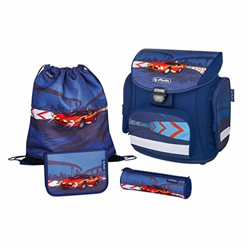 Herlitz Midi Plus Schulranzen Set 4-teilig Fire Engine