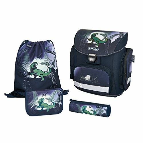 Herlitz Midi Plus Schulranzen Set 4-teilig Dinojungle