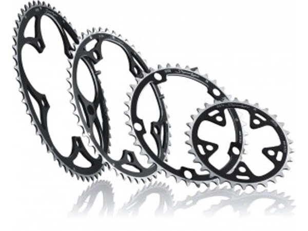 kettenblatt miche supertype bcd 130sh außen 54 zähne, schwarz, 9/10-f. shimano