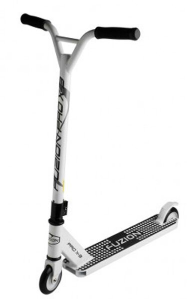 City Scooter Fuzion Pro X-3 weiß Alu weiß