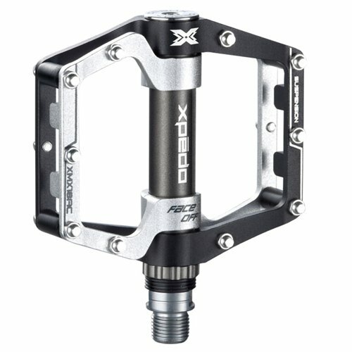 pedal xpedo faceoff 18 schwarz/silber, 9/16", xmx18ac