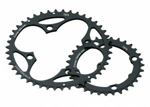 kettenblatt stronglight mtb 104/64 2x10 außen 42 zähne, schwarz,10-fach shimano