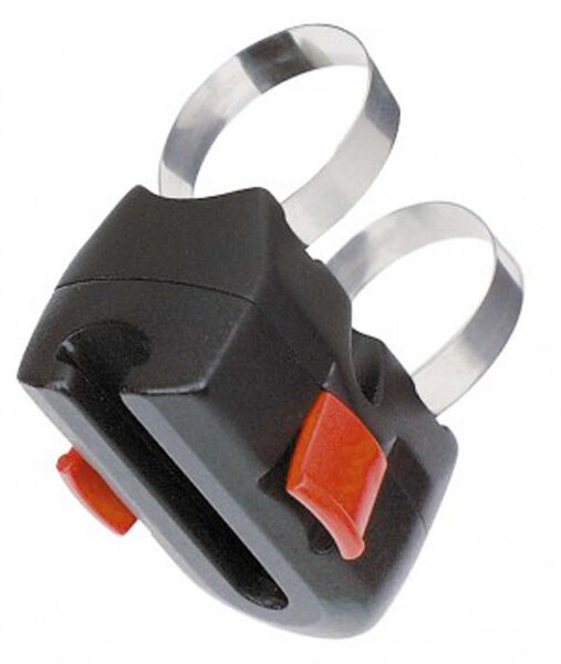 rahmenadapter klickfix twin schwarz, für bügelschloß