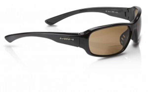Sportbrille Swisseye Freeride Bifocal Rah.schwarz-glanz Glas braun 2,0 dpt