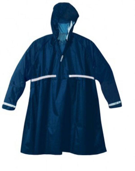 Regenponcho Hock Super Praktiko Zipp marine/blau  Gr.L