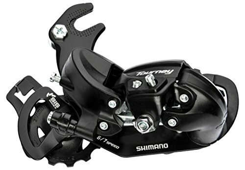 schaltwerk shimano tourney rdty300 6/7- fach, mit adapter, langer käfig