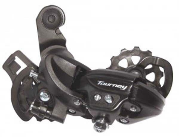 schaltwerk shimano tourney rdty500 6/7- fach, ohne adapter, langer käfig