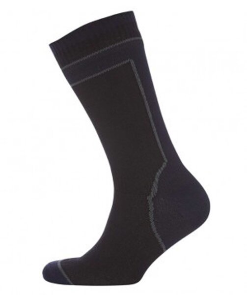Socken SealSkinz Mid Weight Mid Length mit Hydrostop unisex schwarz Gr.S 36-38
