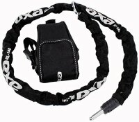 einsteckkette axa rlc 140 schwarz 140cm, inkl.outdoortasche