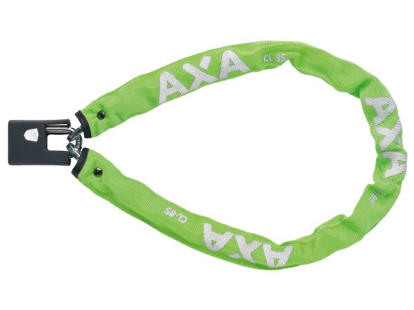 kettenschloss axa clinch ch85 plus länge 85cm, stärke 6,0mm grün