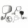 Fahrradspiegel T-one watchout II oval mit Lenkerklemmung, m. E-Bike Zulassung