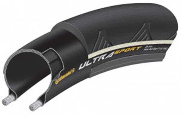 Reifen Conti Ultra Sport II 28" 700x23C 23-622 schwarz/weiß Skin