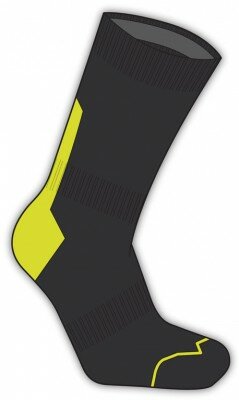 Socken SealSkinz Road Thin Mid Hydrostop Gr. XL (47-49) gelb/schwarz wasserdicht