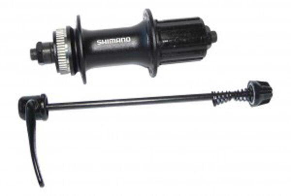 hr-nabe shimano fh-m 3050 135mm 36 loch, schwarz, centerlock, snsp