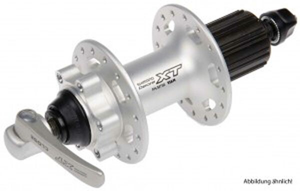 HR-Nabe Shimano XT M756-Disc 32L silber SNSP 6-Loch-Aufnahme
