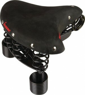 Sattel Lepper Primus Lounger Line schwarz, Damen 214, 230x220x65mm, 2160g