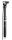 XLC Teleskopsattelstütze SP-T08 Ø 27,2mm, 295mm, sw, Remote. 60-95kg