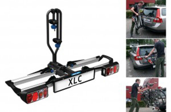 XLC Heckträger Azura Xtra f. Kupplung klappbar, faltbar, für 2 E-Bikes