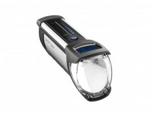 led-akkuscheinwerfer b&m ixon space für lenkermontage 150 lux mit netzteil