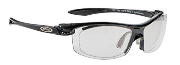 Sonnenbrille Alpina PSO Twist Four VL+ Rahmen sw Glas Variofl mirror sw fogstop