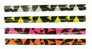 Arm- od. Beinband Urban Wowow weiss reflektierend, selbstaufrollend 40x3cm