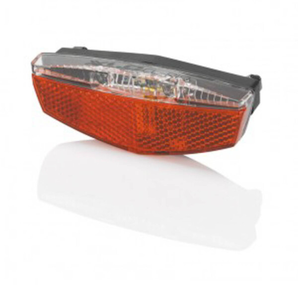 xlc led batterie-rückleuchte gepäcktr. inkl reflektor