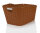 xlc polyrattan korb carry more für xlc systemgepäckträger braun