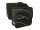 doppeltasche haberland kim m 24" schwarz, 28x28x11cm, 18 ltr             