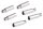 Endkappen Shimano für Schaltzugspirale SIS SP 40/41, Alu, gedichtet