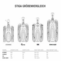 snowracer stiga king size gt weiß/schwarz